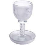 Verre Kiddouch Cristal 16cm - "Haesh Sheli" Chabbat & Fêtes Judaica